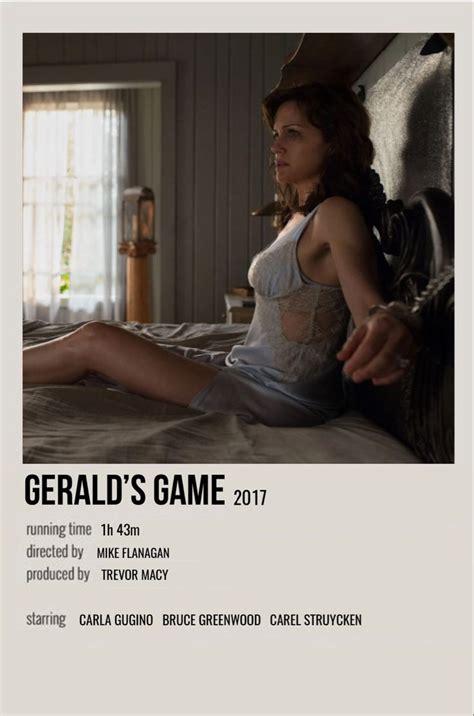 geralds game | Girly movies, Movies to watch, Gerald's game