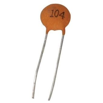 CAPACITOR, CERAMIC, DISC, .1uF, 50V, 20%(10), 5mm, CERAMIC DISC CAPACITOR: Amazon.com ...