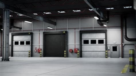 Modular Warehouse Interior in Environments - UE Marketplace