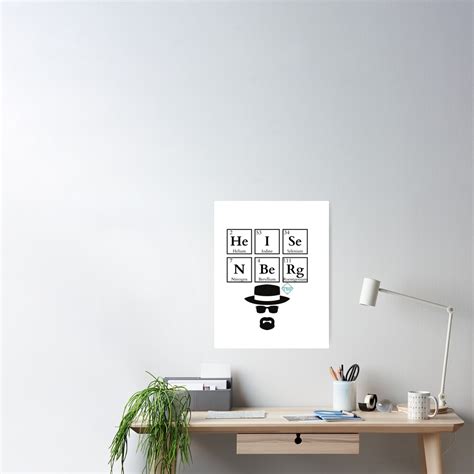 "Heisenberg Chemistry Periodic Table Symbols Elements" Poster for Sale by TBF2017 | Redbubble