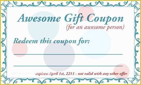 Free Coupon Maker Template Of 8 Best Of Printable Babysitting Voucher ...