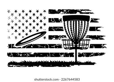Disc Golf Usa Flag Design Stock Vector (Royalty Free) 2267644583 | Shutterstock