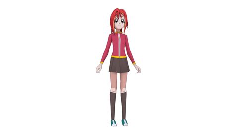 Anime character Free 3D Model - .blend .fbx - Free3D