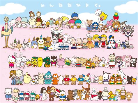 all of them | Sanrio wallpaper, Character wallpaper, Hello kitty cartoon