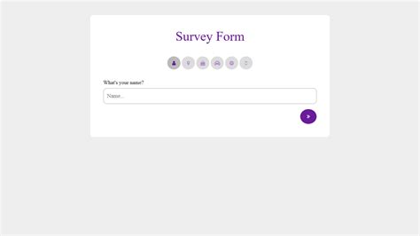 BOOTSTRAP 4 MULTI STEP SURVEY FORM