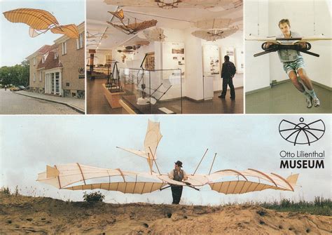 My postcard and stamp week: Germany: Otto Lilienthal Museum in Anklam