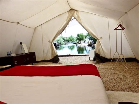 carecompany luxury glamping tent interior | Care Company