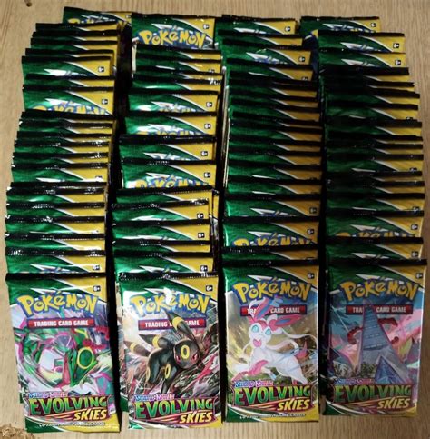 Pokemon Evolving Skies Loose Booster Packs, Hobbies & Toys, Toys ...