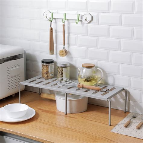 Cabinet Shelf Multifunction Kitchen Shelf Expandable Stackable Kitchen ...