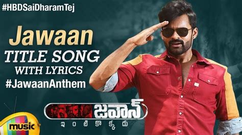 Jawaan Full Video Song HD 1080P | Jawaan Telugu Movie Jawan Video Songs ...