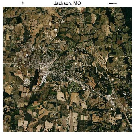 Aerial Photography Map of Jackson, MO Missouri