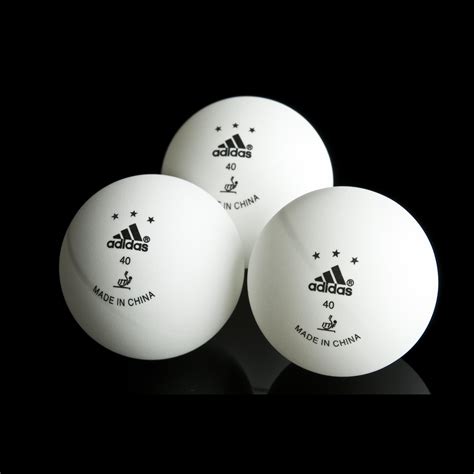 Adidas Competition Table Tennis Balls - White & Orange - Tennisnuts.com