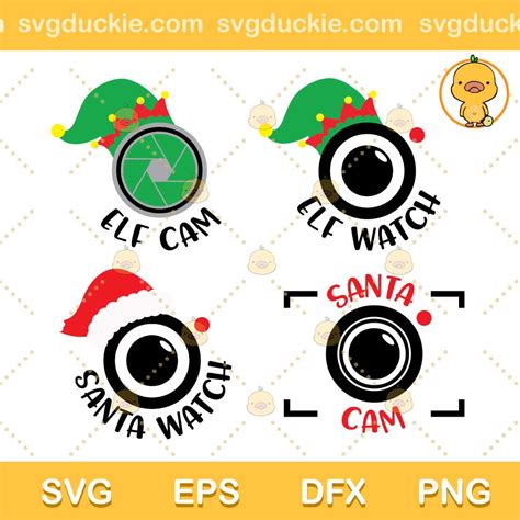 Santa Cam Ver2 SVG, Santa Cam Christmas SVG