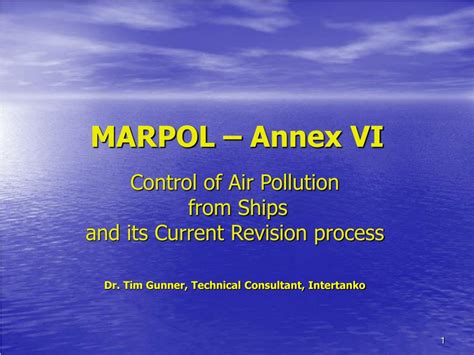 PPT - MARPOL – Annex VI PowerPoint Presentation - ID:152496