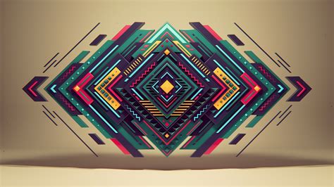 colorful, Abstract, Geometry, Digital Art Wallpapers HD / Desktop and ...