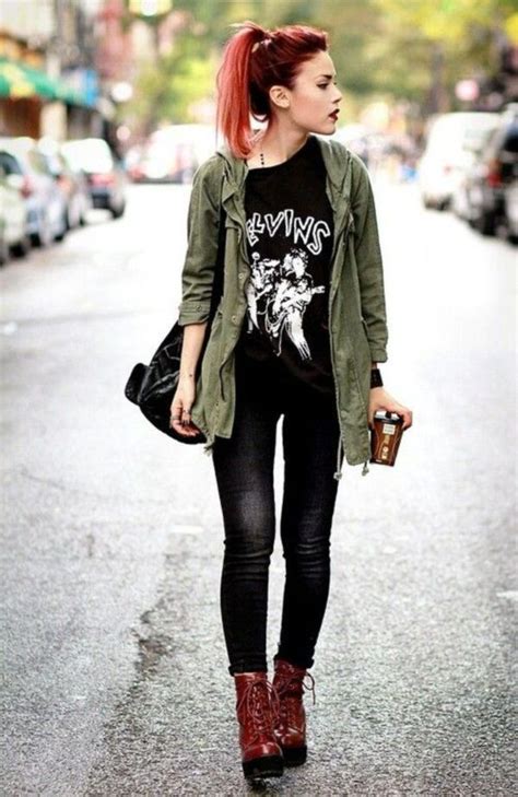 Hipster Girl Fashion Outfits Edgy Style inspirations brought to you by ...