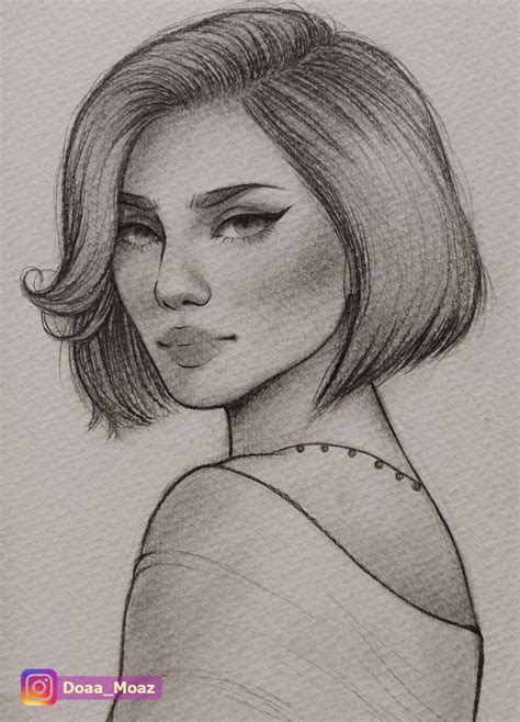 Doaa Moaz | دعاء معاذ on Instagram: “رسمة سريعة 🎨 ... #sketch #sketch ...