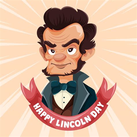 Abraham Lincoln Cartoon Portrait Concept 20316282 Vector Art at Vecteezy