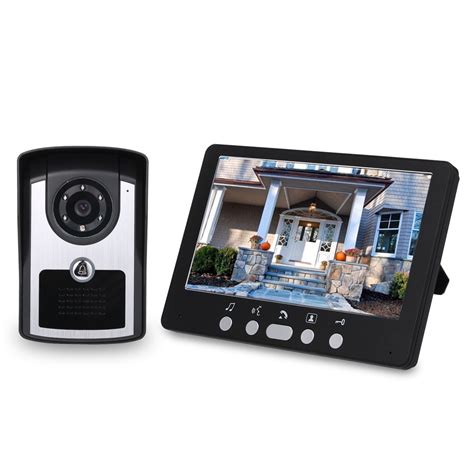 MIXFEER 7 inch Monitor Camera Video Door Phone Doorbell System IR Night ...