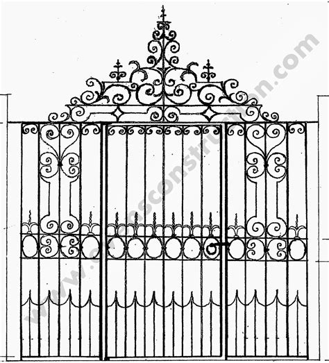 Evens Construction Pvt Ltd: GATES : sample sketches