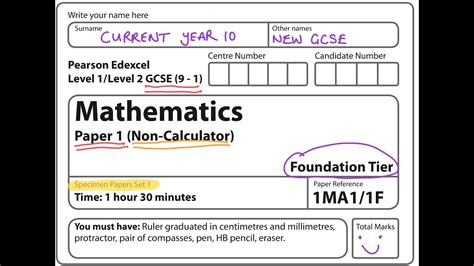 Aqa Past Papers Maths Gcse Foundation 2015 - papers-exam