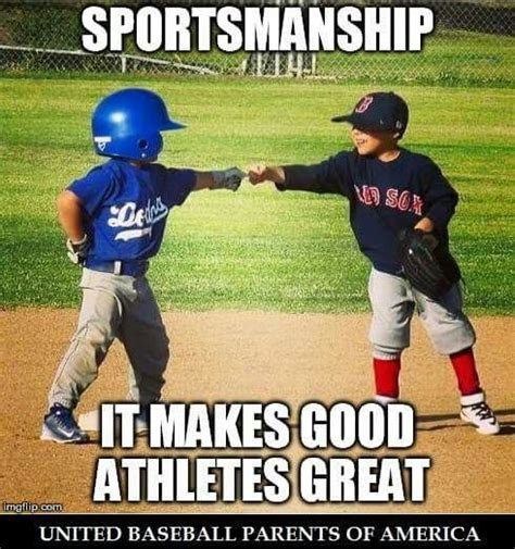 Teaching Kids About SPORTSMANSHIP Baseball Memes, Baseball Tips ...