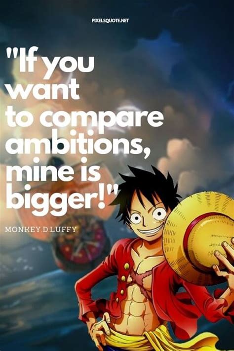 Monkey.D.Luffy Quotes In Onepiece Series | PixelsQuote.Net