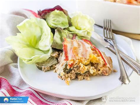 Keto Bacon Cheeseburger Casserole | KetoDiet Blog