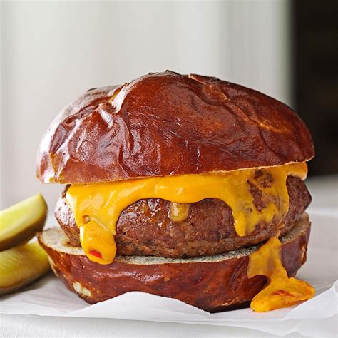 Favorite Chili Cheeseburgers Recipe | Taste of Home