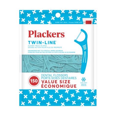 Plackers® Twin-Line® Dental Flossers, 75 ct - QFC