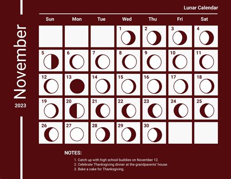 November 2023 Calendar Lunar - Get Calender 2023 Update