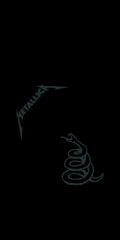 Metallica black album cover wallpaper fondo snake | Metallica black ...