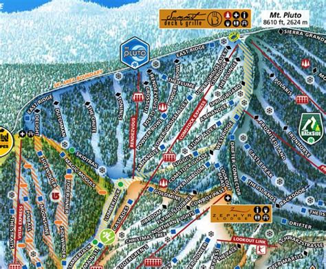 California Ski Maps | Northstar Ski Resort Trail Map