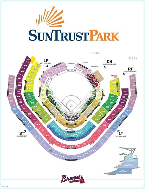 Atlanta Braves Parking Map - Map Of New Hampshire