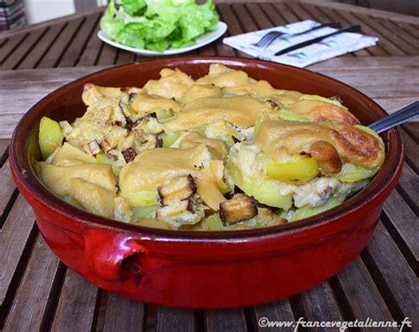 Tartiflette (végétalien, vegan) — France vegetalienne