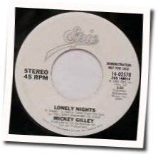 Mickey Gilley - Lonely Nights Chords