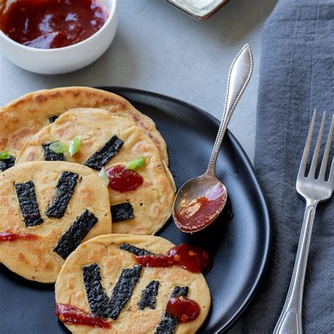 Savory Tofu Pancakes - My Quiet Kitchen