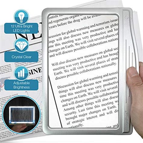 Top 10 Large Magnifier For Readings of 2021 - Best Reviews Guide