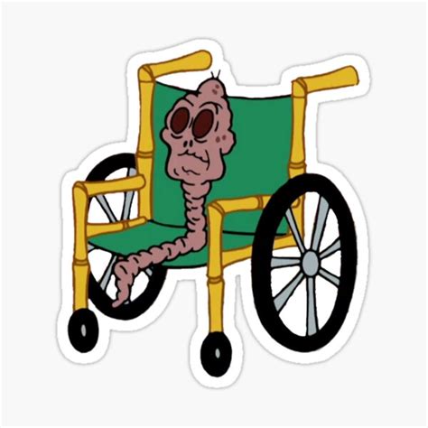 "chocolate old lady Spongebob Sticker" Sticker for Sale by WerBale | Redbubble