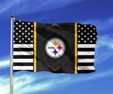 Pittsburgh Steelers Flag 46 - Steelersfanhome.com