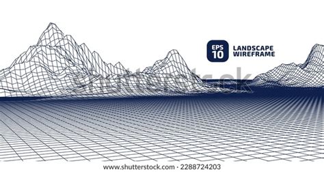 Abstract Cg Wireframe Background Earth 3d Stock Vector (Royalty Free ...