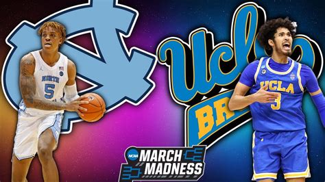 North Carolina Tar Heels vs UCLA Bruins NCAA Basketball Live Game Play ...