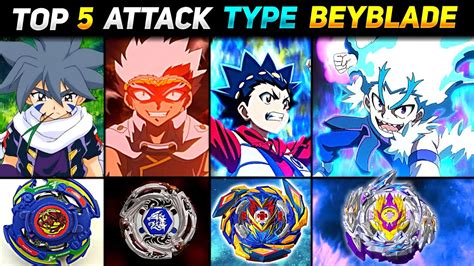 Beyblade || Top 5 Strongest Attack Type Beyblades || From Beyblade ...