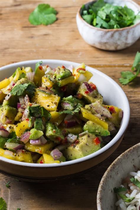 Mango Avocado Salad - perfect with anything spicy - ProperFoodie