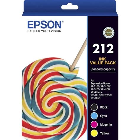 Epson 212 Value Pack Ink Cartridges - Inkwell Cartridges & Toner