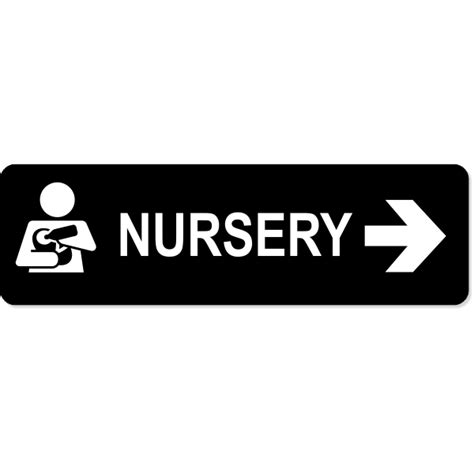 Nursery Right Sign - Custom Signs