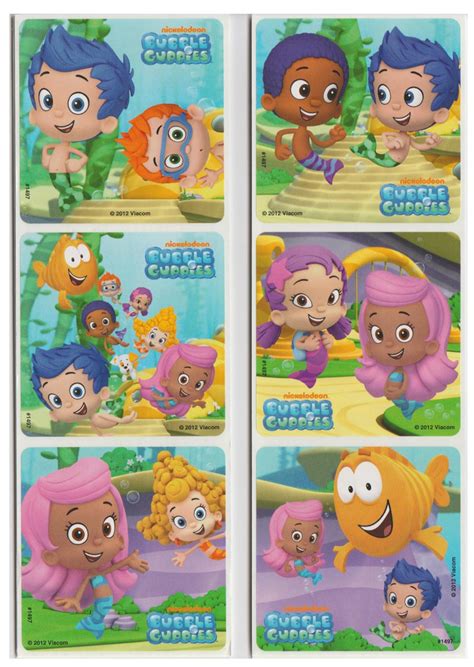 25 Bubble Guppies Stickers 2.5 X 2.5 - Etsy