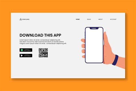 Mobile App Landing Page Template Free Download / 50 Best App Landing ...