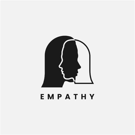 Premium Vector | Eps10 vector empathy or psychologist logo design template