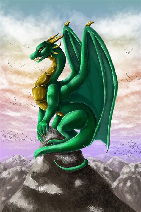 ArtStation - Emerald Dragon